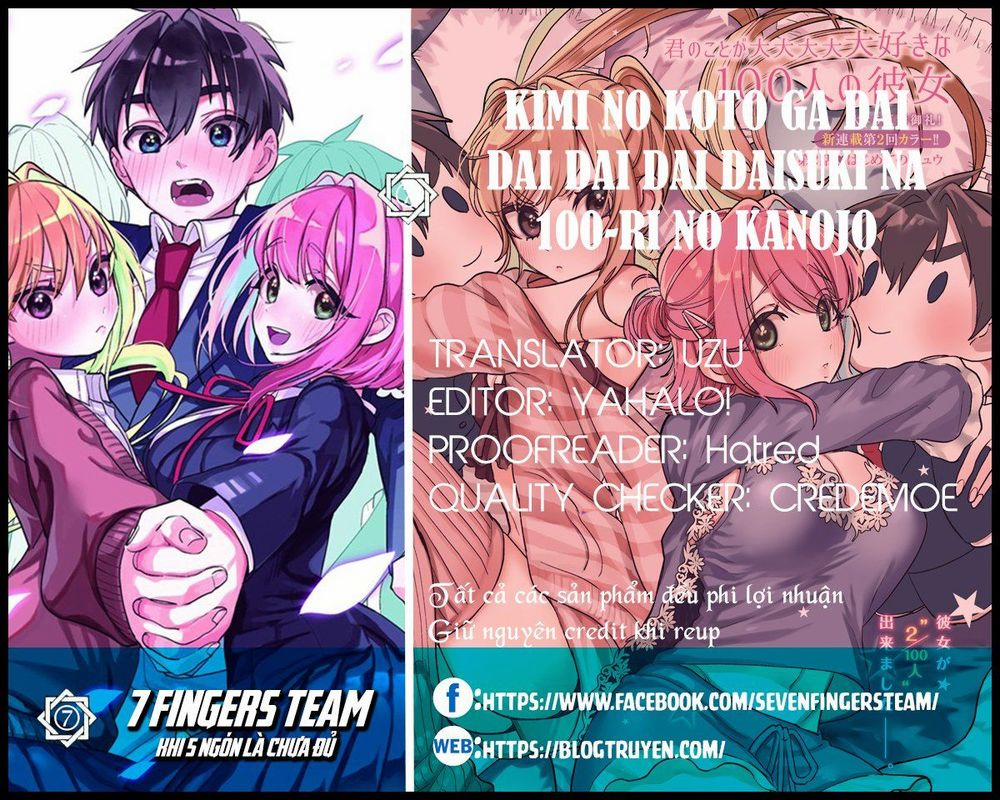 Kimi No Koto Ga Dai Dai Dai Dai Daisuki Na 100-Ri No Kanojo 8 trang 1