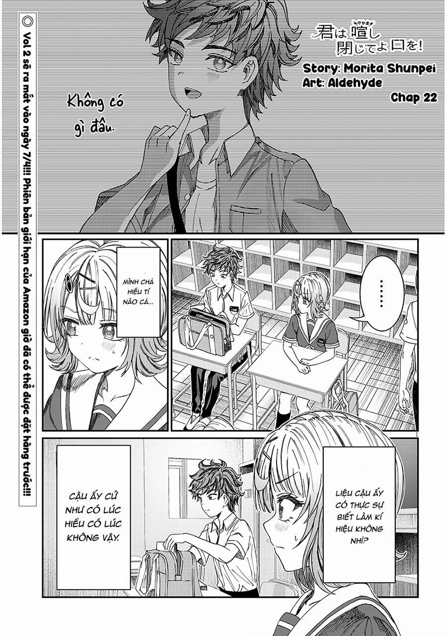 Kimi Wa Yakamashi Tojite Yo Kuchi Wo! 22 trang 0