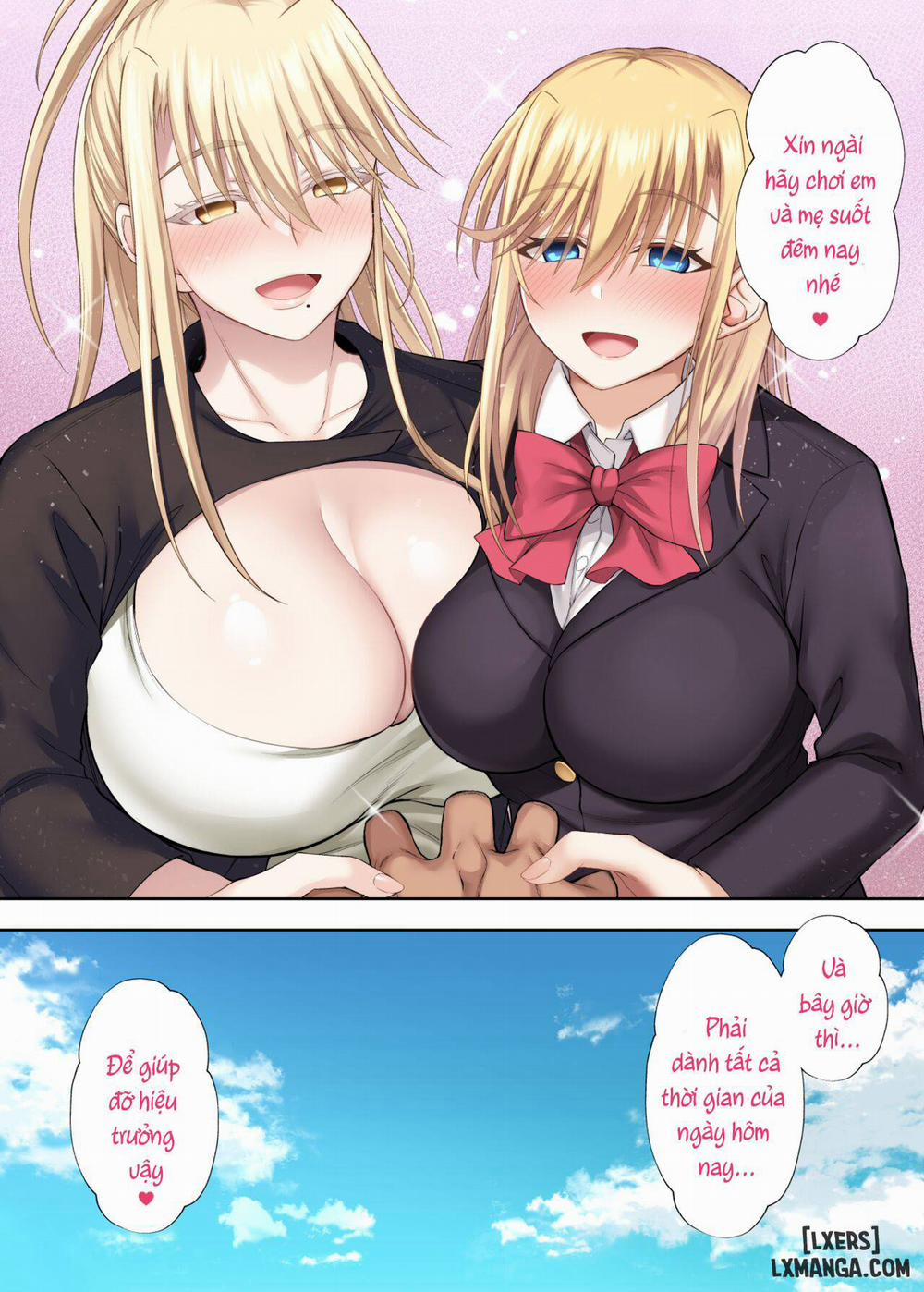 Kinpatsu Bakunyuu no Russia Hitoduma Gakuenchou 4 END trang 55