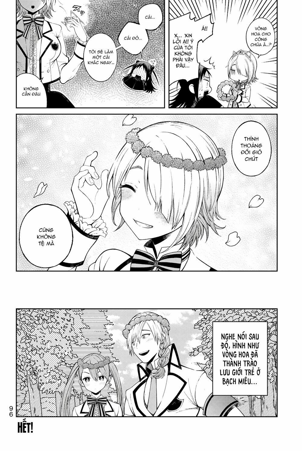 Kishuku Gakkou No Juliet The Official Anthology 0 Bạch miêu và Hắc khuyển trang 12