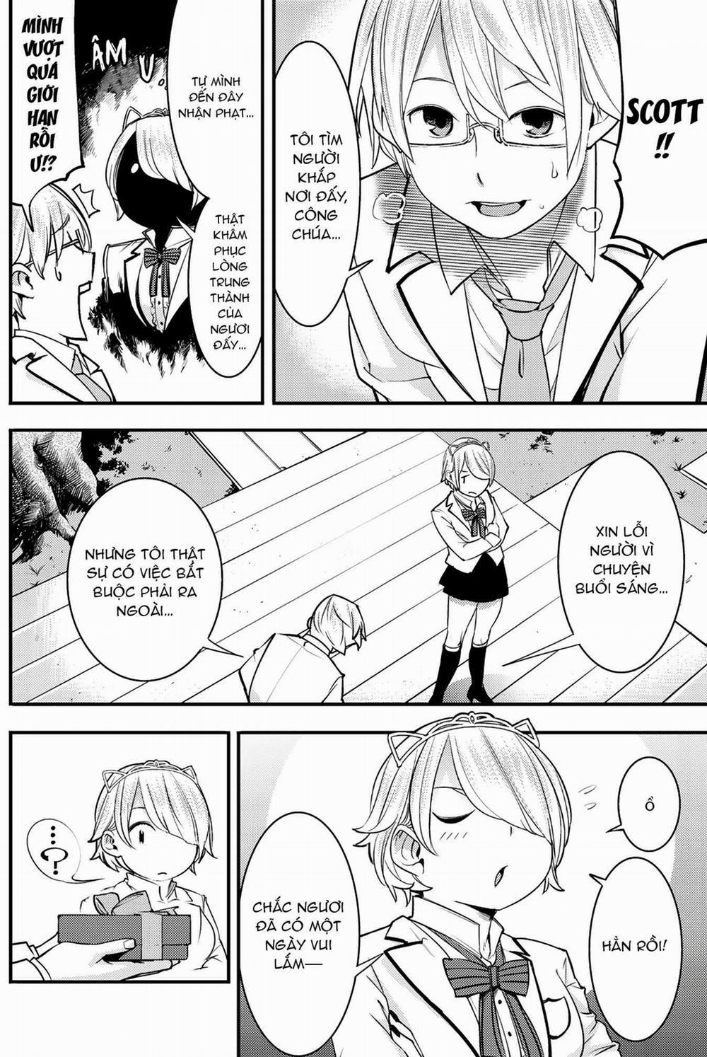 Kishuku Gakkou No Juliet The Official Anthology 0 Ngày thường của Chó và Mèo trang 8