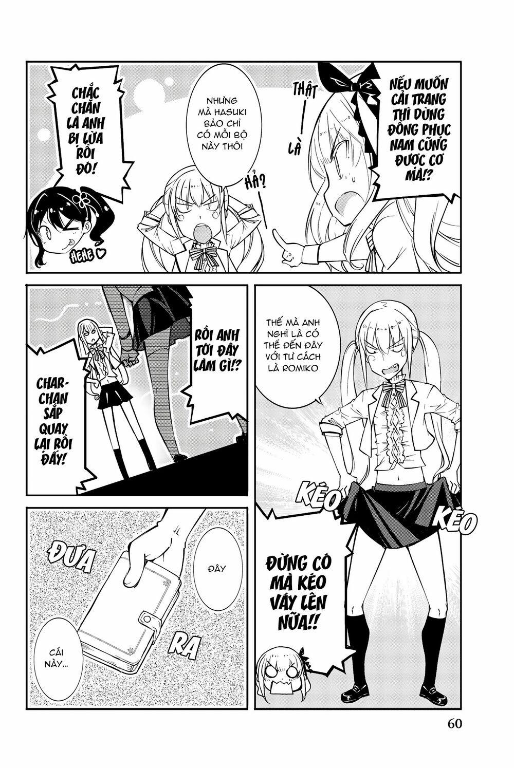 Kishuku Gakkou No Juliet The Official Anthology 0 Romiko-chan của Bạch Miêu trang 6