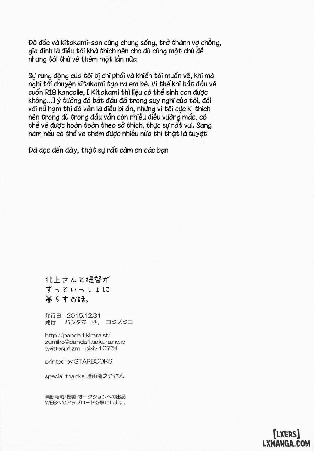 Kitakami-san to Teitoku ga Zutto Isshoni Kurasu Ohanashi Oneshot trang 32