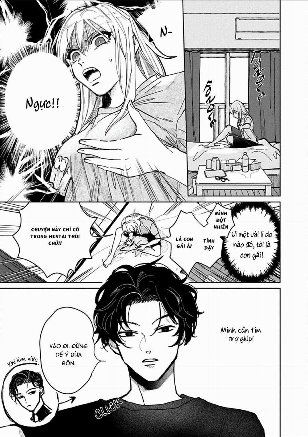 Kobayashi-senpai wa Onnanoko de Shitai 1 trang 8