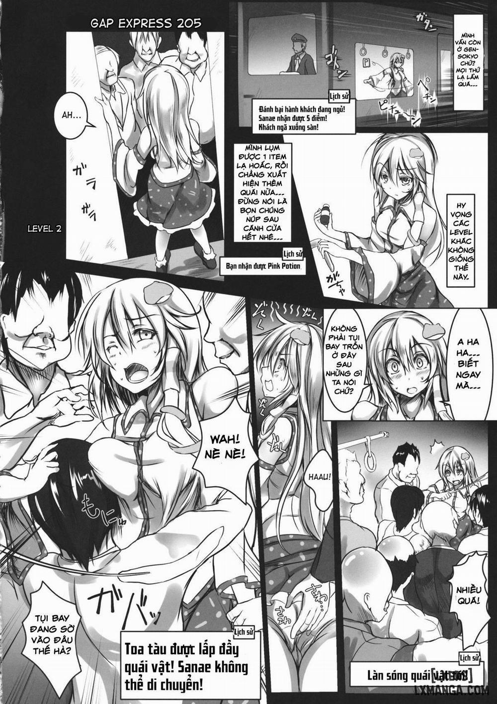 Kochiya Sanae Kyousei Chikan Densha Oneshot trang 2