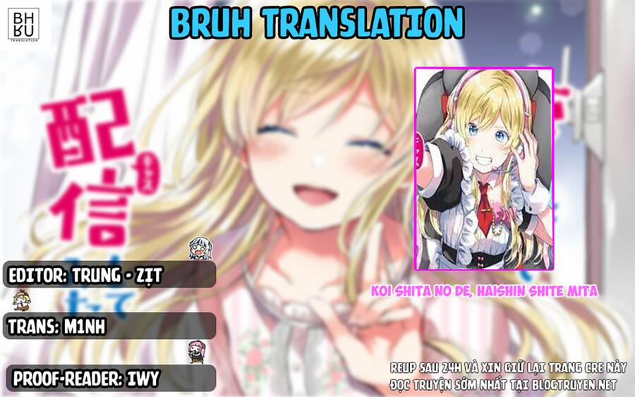 Koi Shita No De, Haishin Shite Mita 65 trang 1