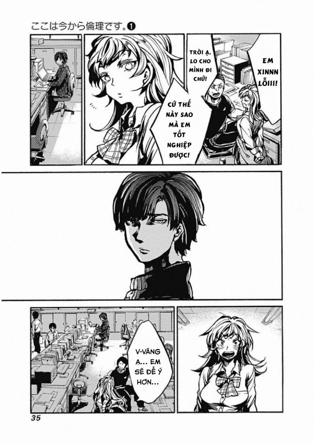 Koko Wa Ima Kara Rinri Desu. 1 trang 36