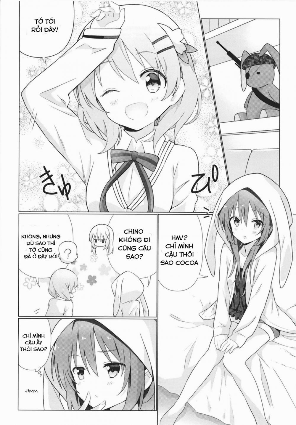 KokoRize de Yuri ni Mezameru Hon (Gochuumon wa Usagi desu ka?) Oneshot trang 4