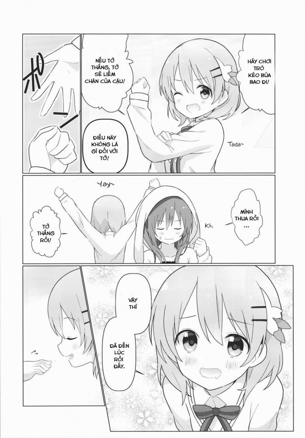 KokoRize de Yuri ni Mezameru Hon (Gochuumon wa Usagi desu ka?) Oneshot trang 7