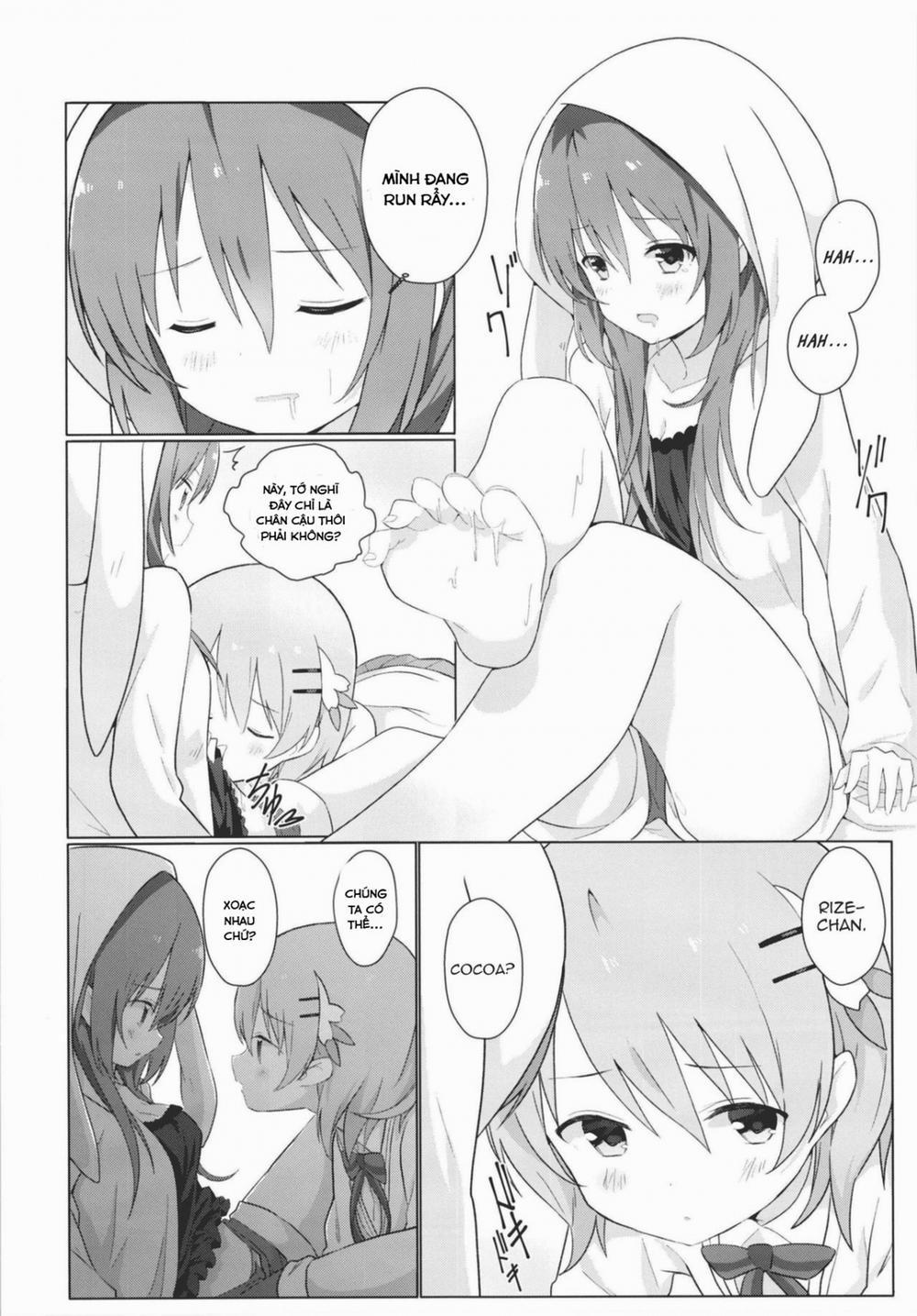 KokoRize de Yuri ni Mezameru Hon (Gochuumon wa Usagi desu ka?) Oneshot trang 9