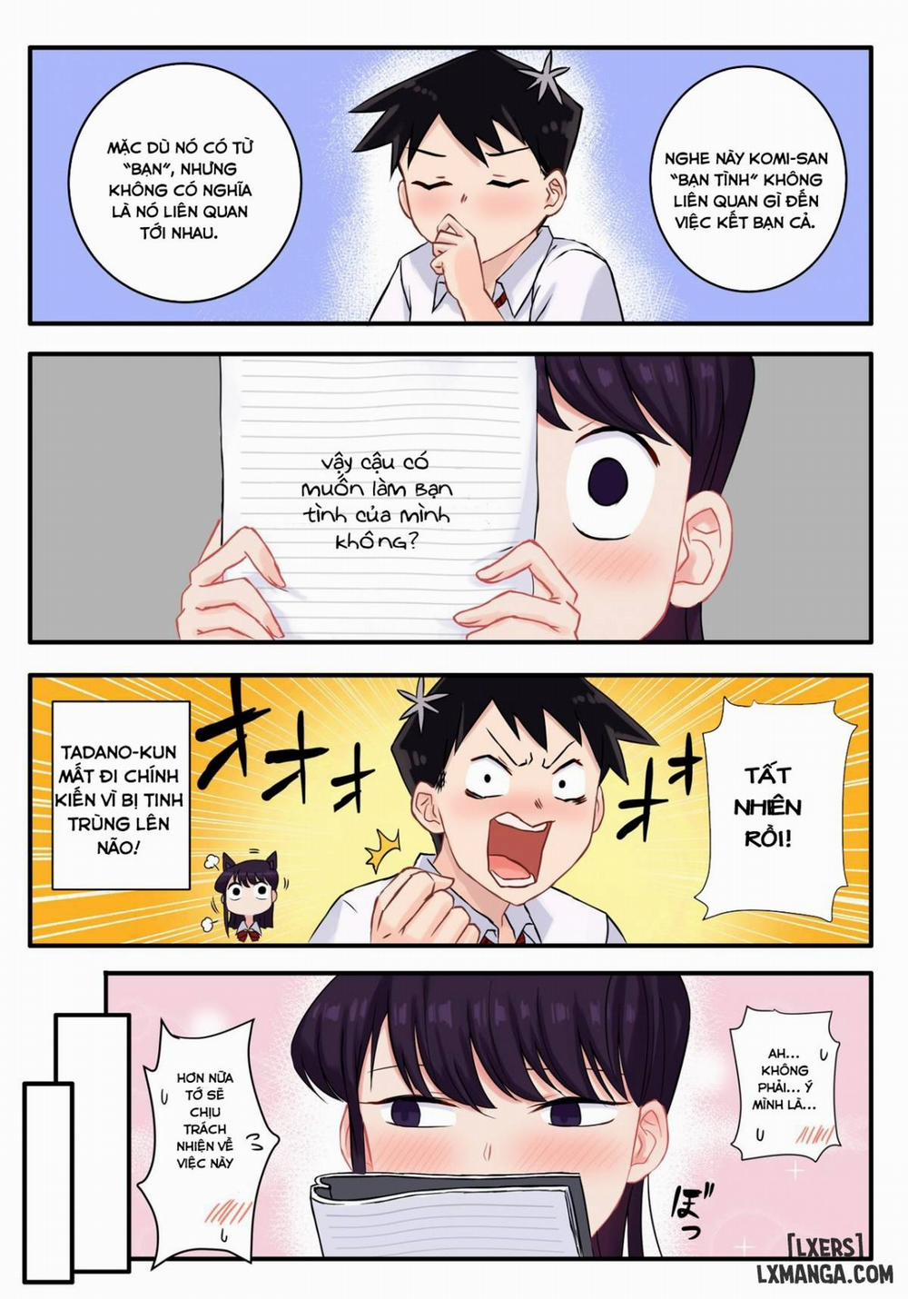 Komi-san wa, H Mousoushou desu Oneshot trang 5