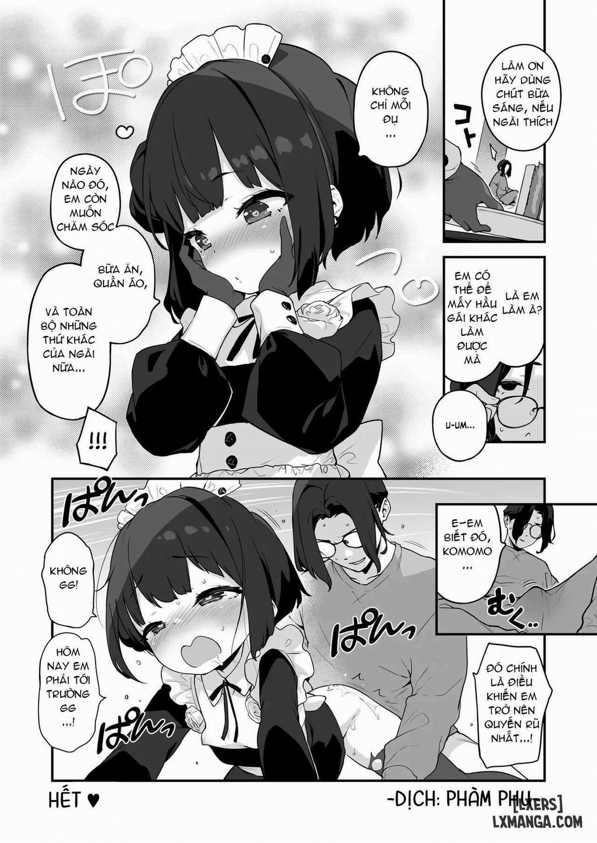 Komomo Là Hầu Gái Loli Kiêm Bồn Chứa Tinh Cho Riêng Chủ Nhân Của Mình 1 trang 54