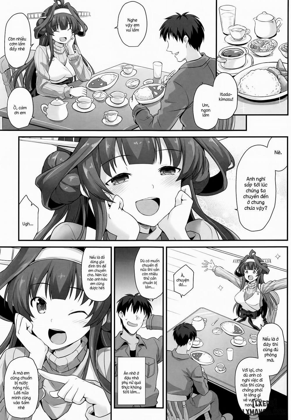 Kongou-chan to Love Love Shinkon Play Oneshot trang 3