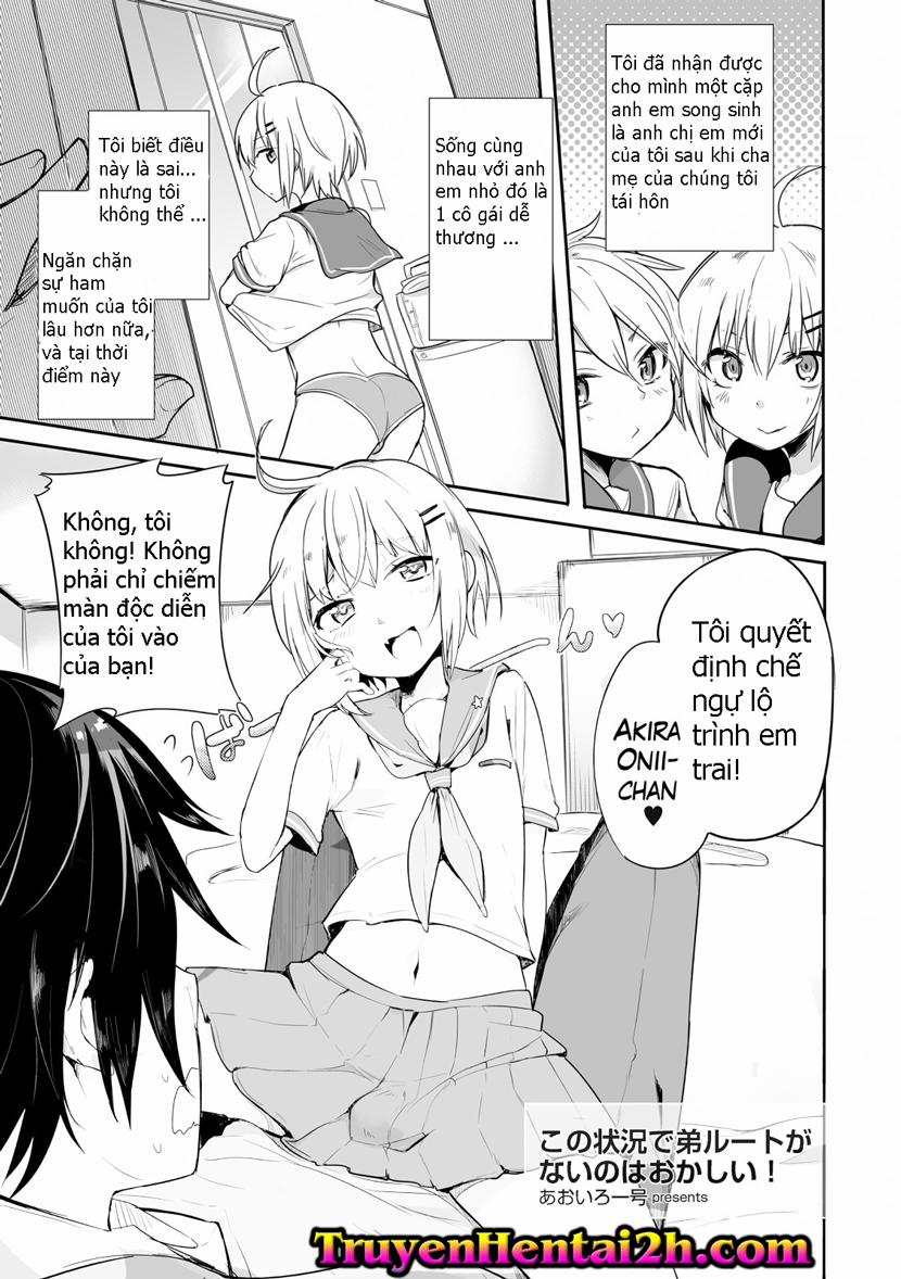 Kono Joukyou De Otouto Route Ga Nai No Wa Okashii! Oneshot [Trap] trang 1