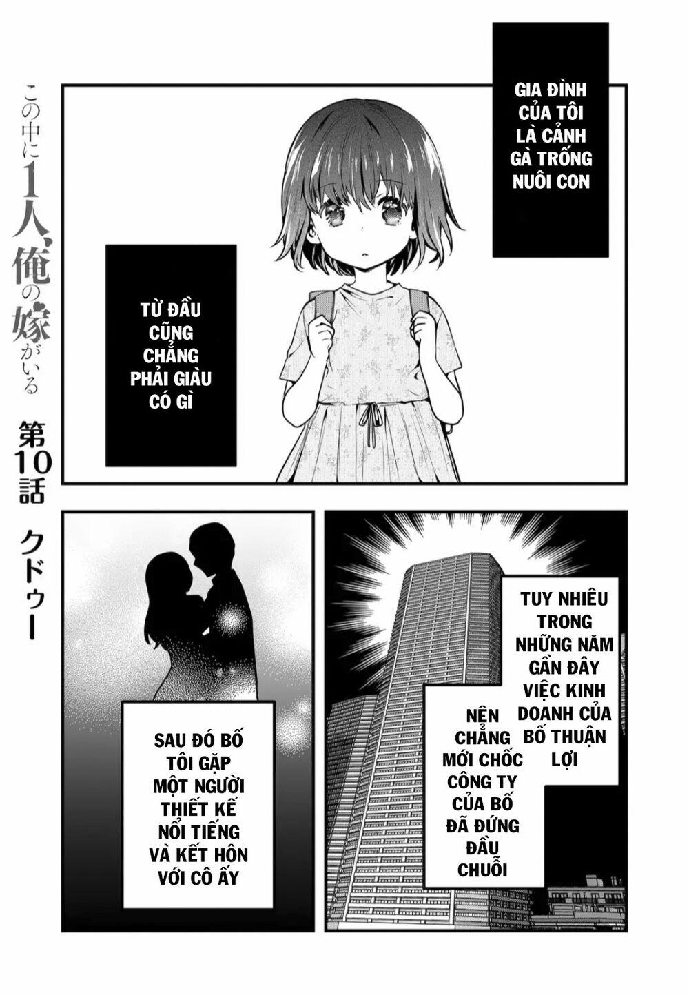 Kononaka Ni Hitori, Ore No Yome Ga Iru 10 trang 1