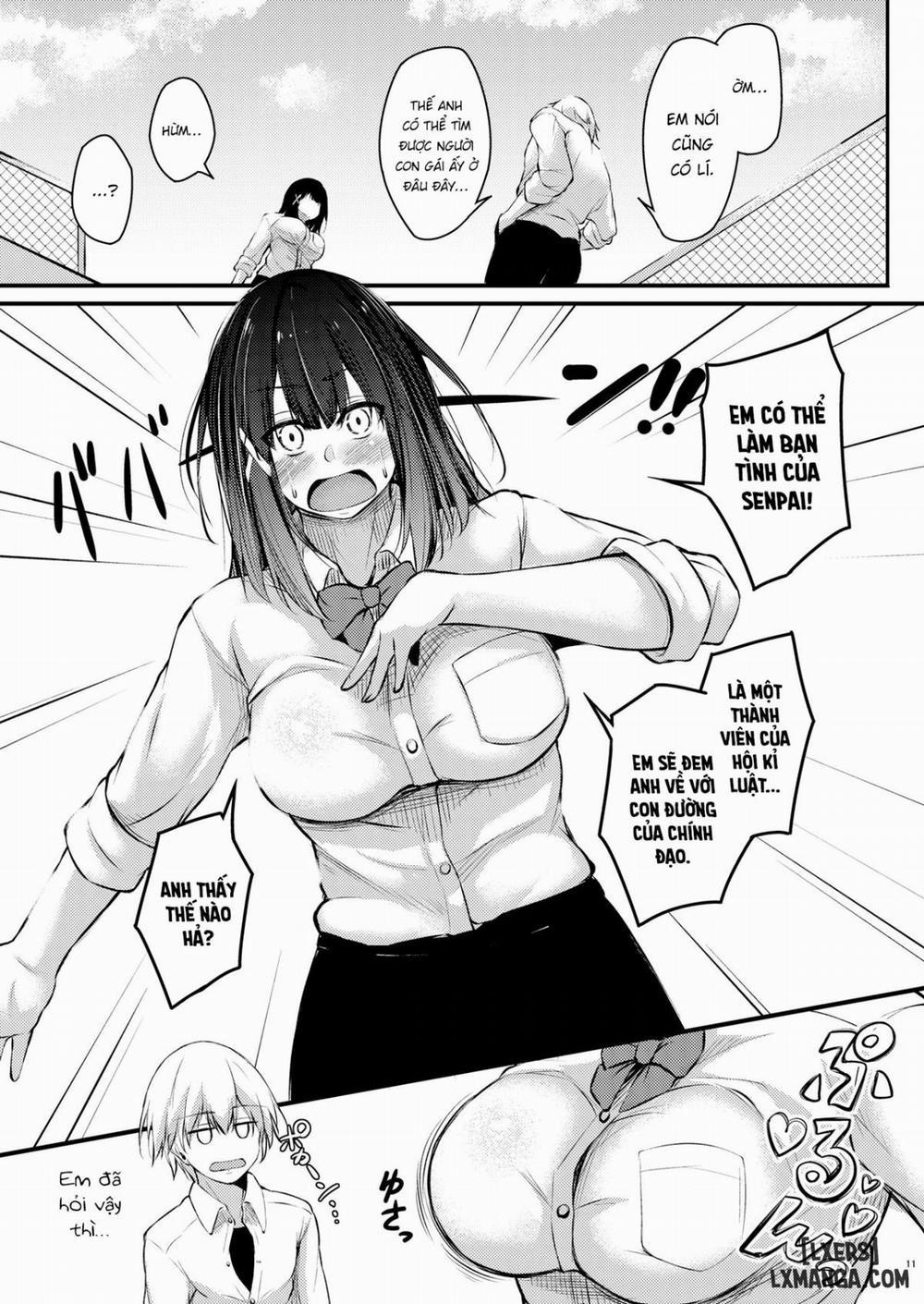 Kouhai Fuukiiin ni Yoru Furyou Senpai no Otoshikata Oneshot trang 11