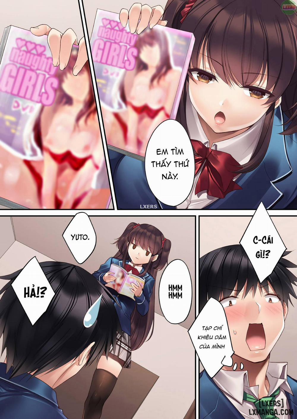 Kouhai JK ga Gimai ni!? Namaiki na Imouto ni Iroiro Wakarasete Mita Oneshot trang 13