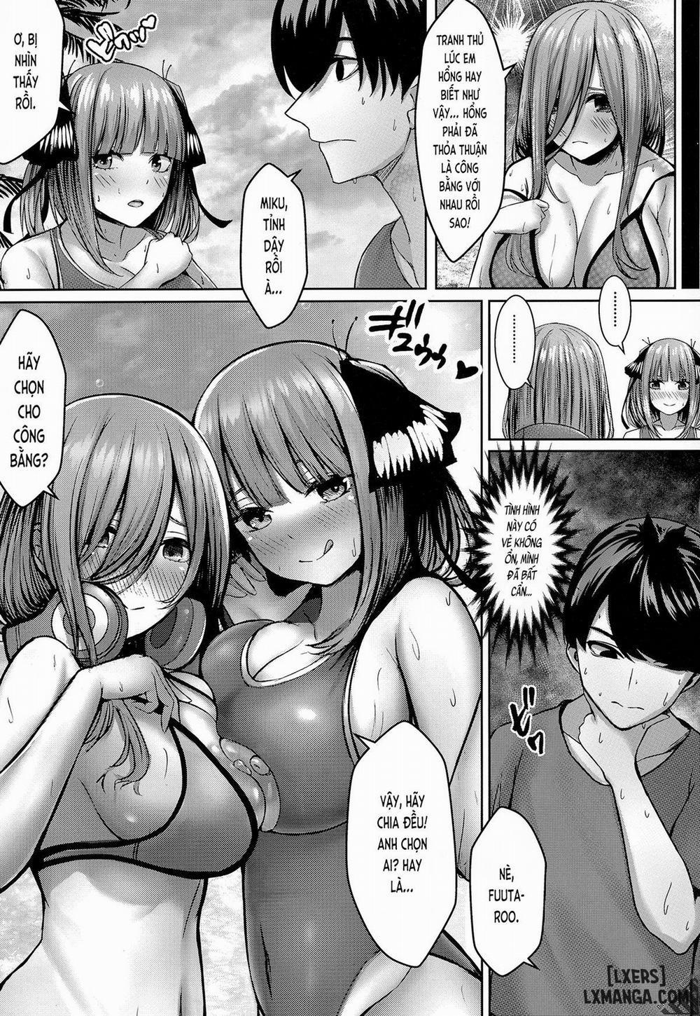 Kouhei ni Ikou ze! - 2toubun no sex on beach Oneshot trang 15