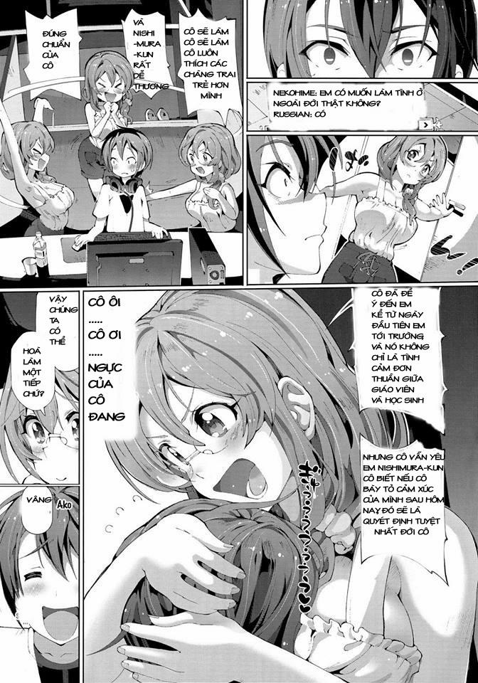 Koukou Kyoushi no Ai wa KiraKira (Netoge no Yome wa Onnanoko ja Nai to Omotta?) Oneshot trang 13