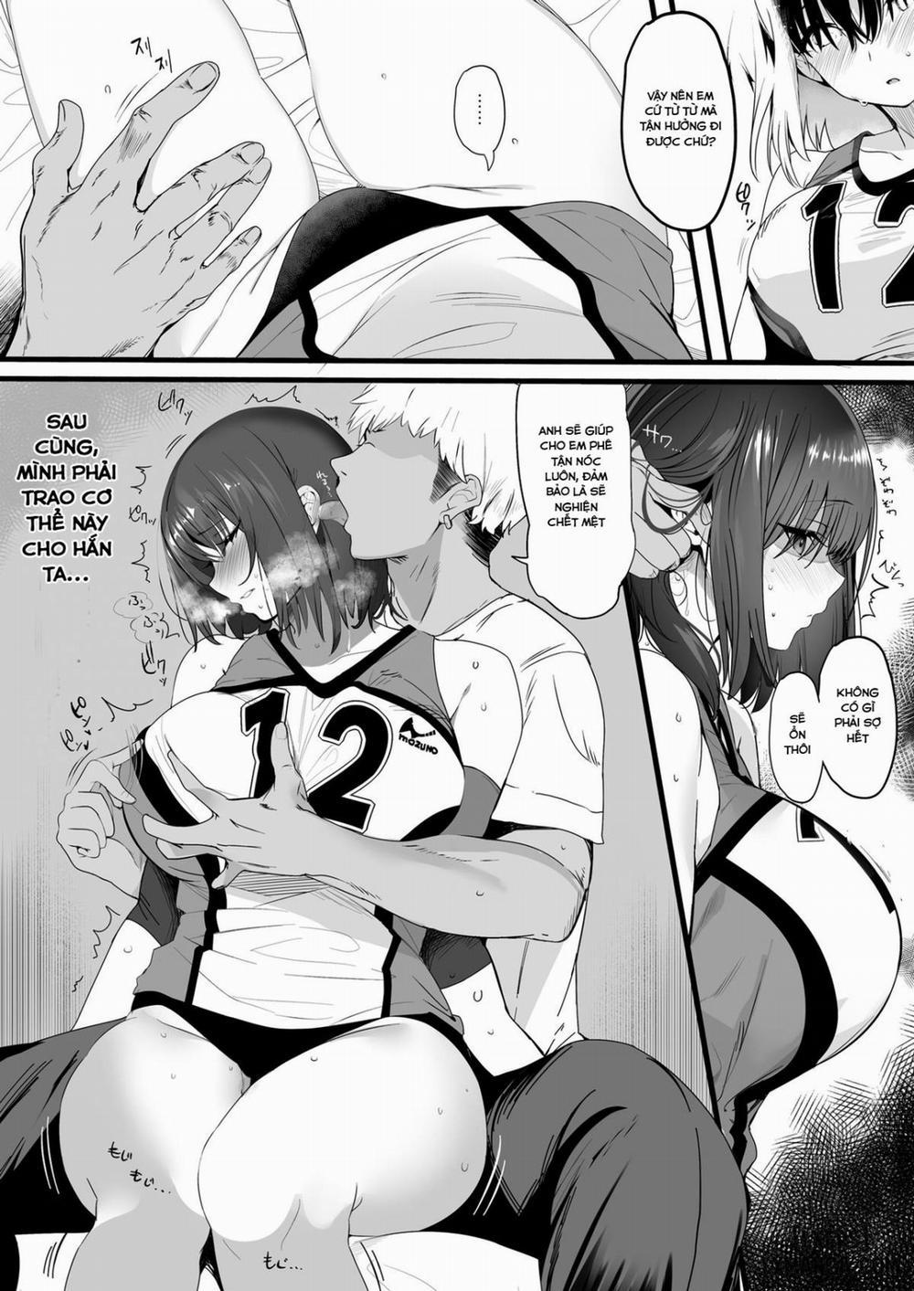 Koushinchou Volley-bu no Seisokei Kanojo ga Senpai no Mono ni Natte Shimau Ichibushijuu Oneshot trang 13