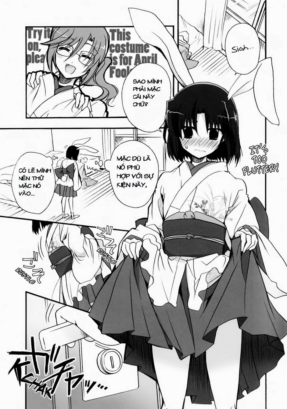 Kubi-kiri Bunny Ryougi Shiki-chan no Ecchi na Hon. (Kara no Kyoukai) Oneshot trang 2
