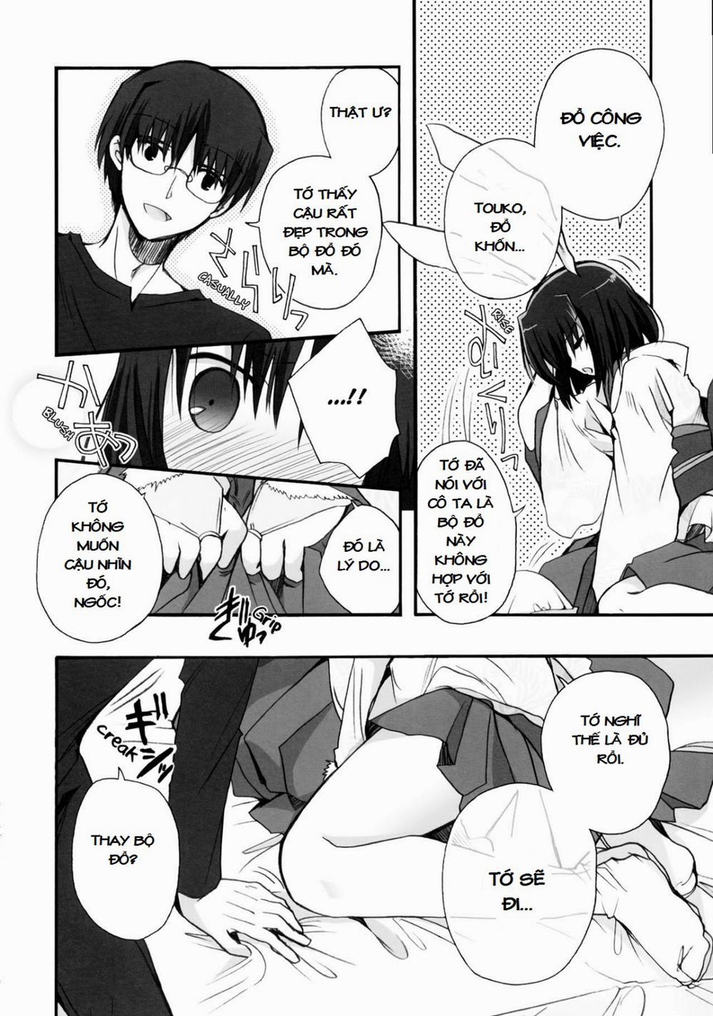 Kubi-kiri Bunny Ryougi Shiki-chan no Ecchi na Hon. (Kara no Kyoukai) Oneshot trang 5
