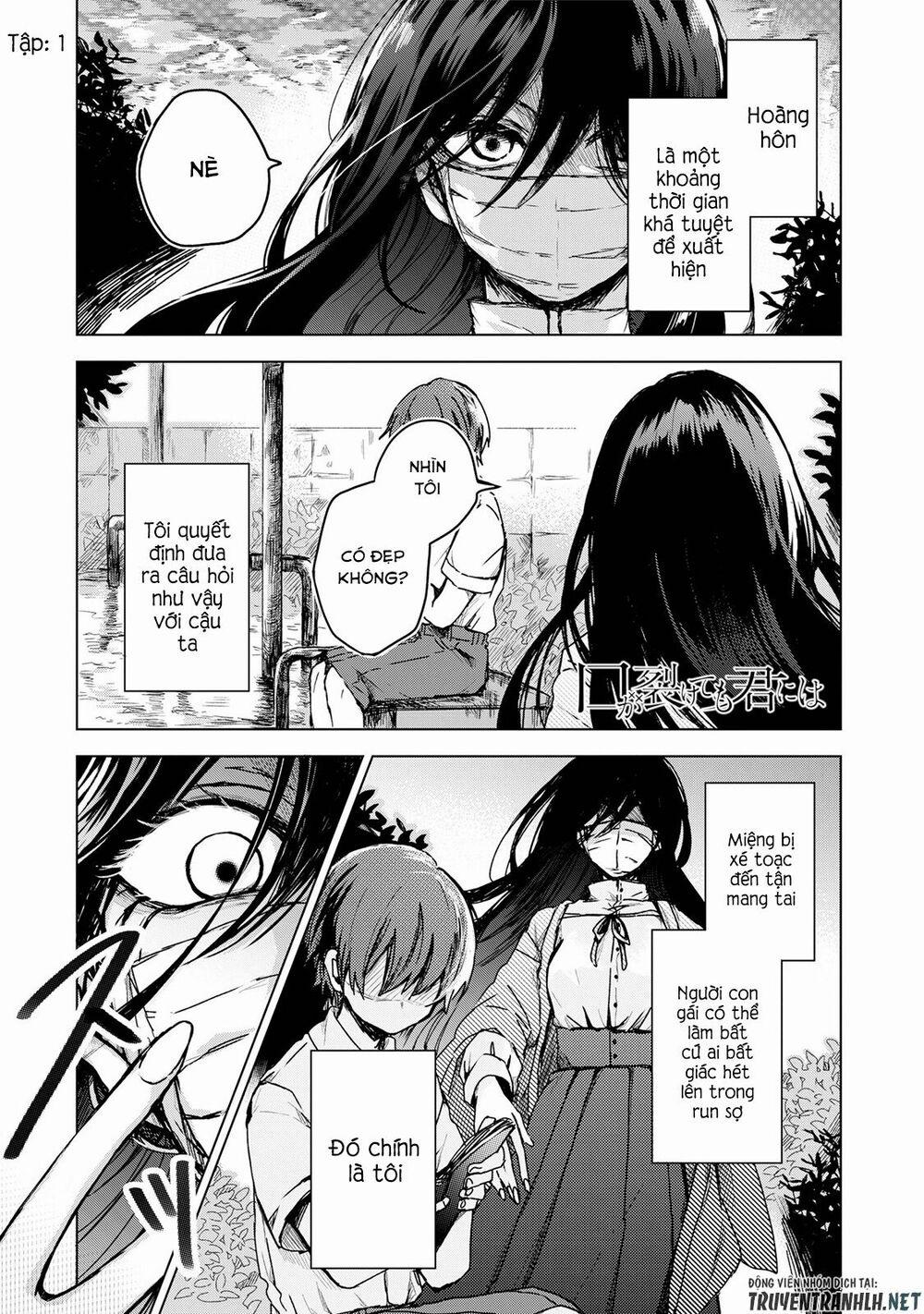 Kuchi Ga Saketemo Kimi Niwa 1 trang 1