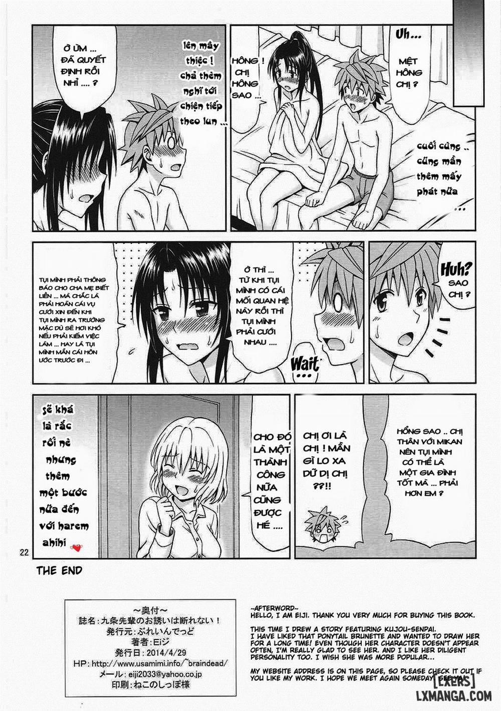 Kujou Senpai no Osasoi wa Kotowarenai! Oneshot trang 20