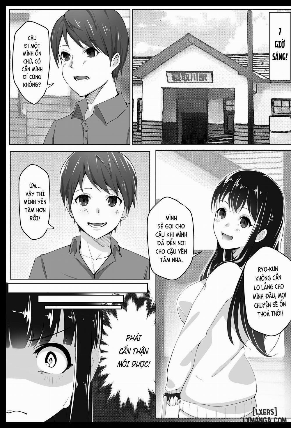 Kurokami Joukyou Shoujo to Otoko darake no Sharehouse Oneshot trang 4