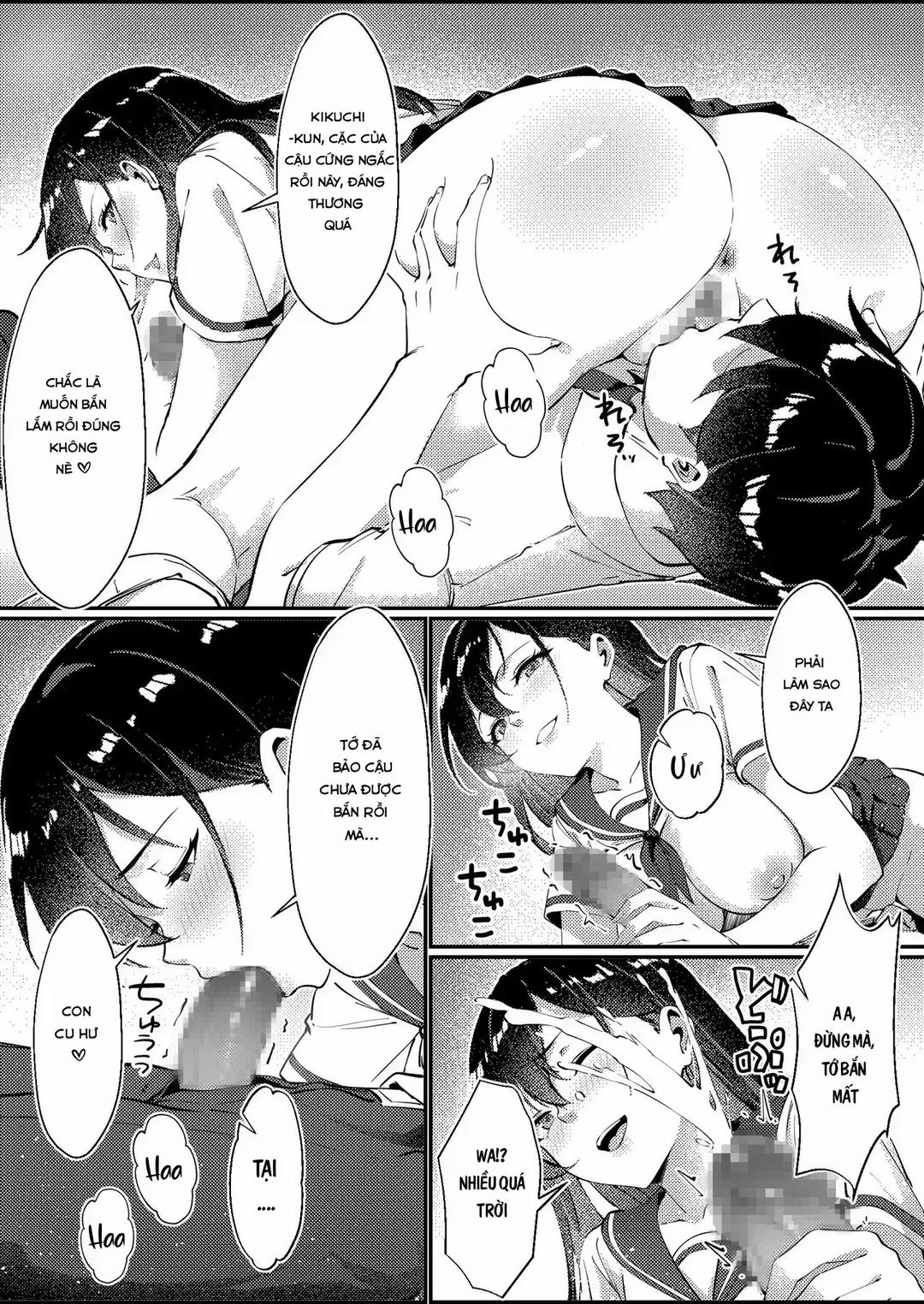 Kurokami Long no Seiso-kei Kyonyuu JK wa Jitsu wa Self-Irama Chijou datta Oneshot trang 19
