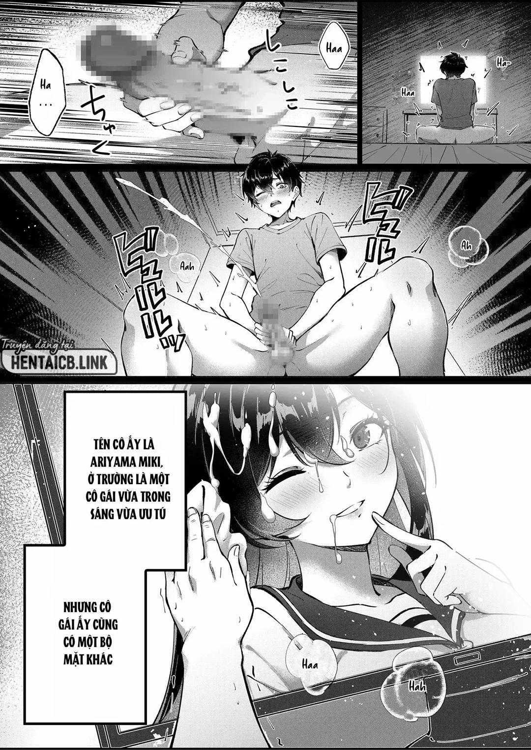 Kurokami Long no Seiso-kei Kyonyuu JK wa Jitsu wa Self-Irama Chijou datta Oneshot trang 2