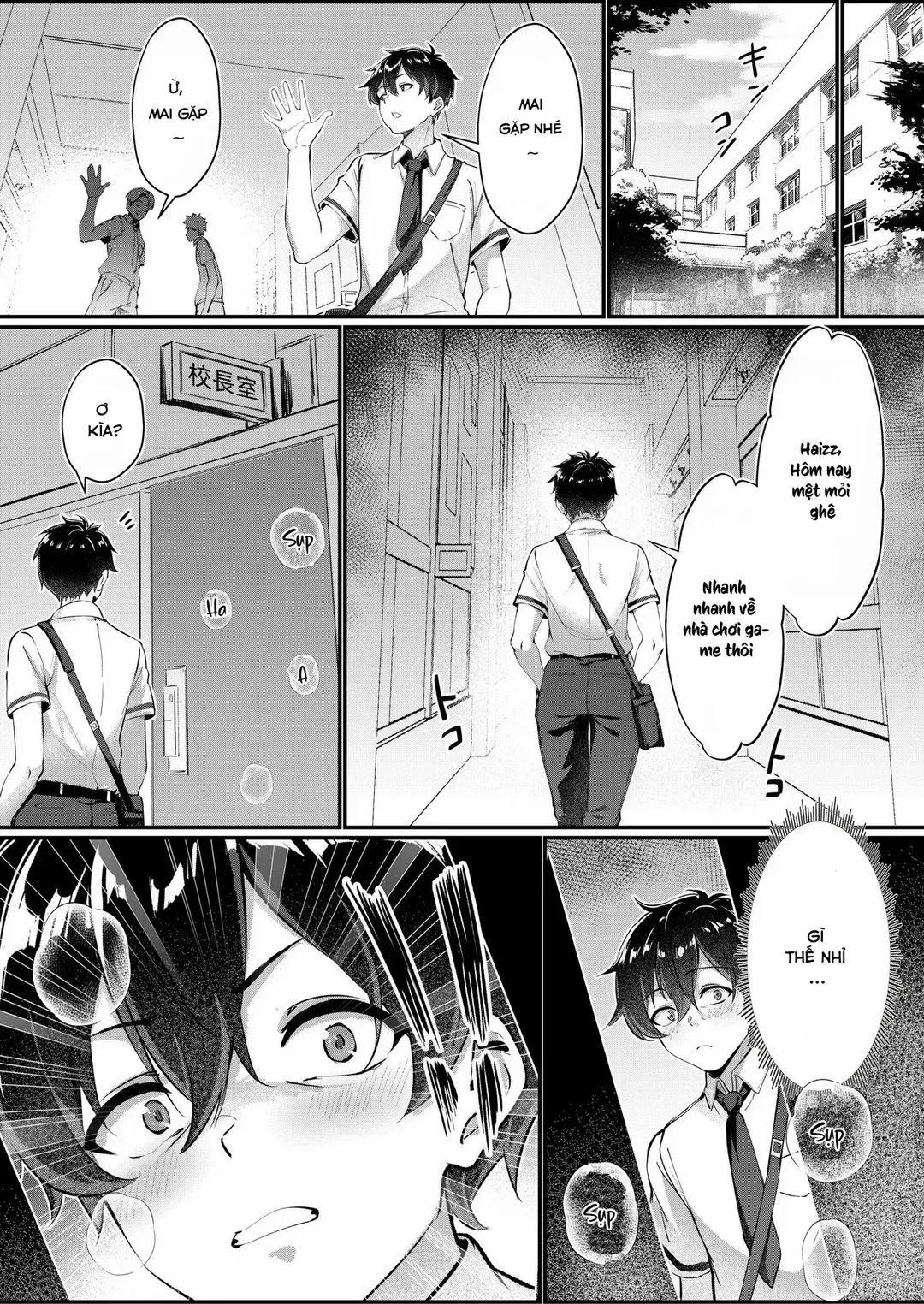 Kurokami Long no Seiso-kei Kyonyuu JK wa Jitsu wa Self-Irama Chijou datta Oneshot trang 4