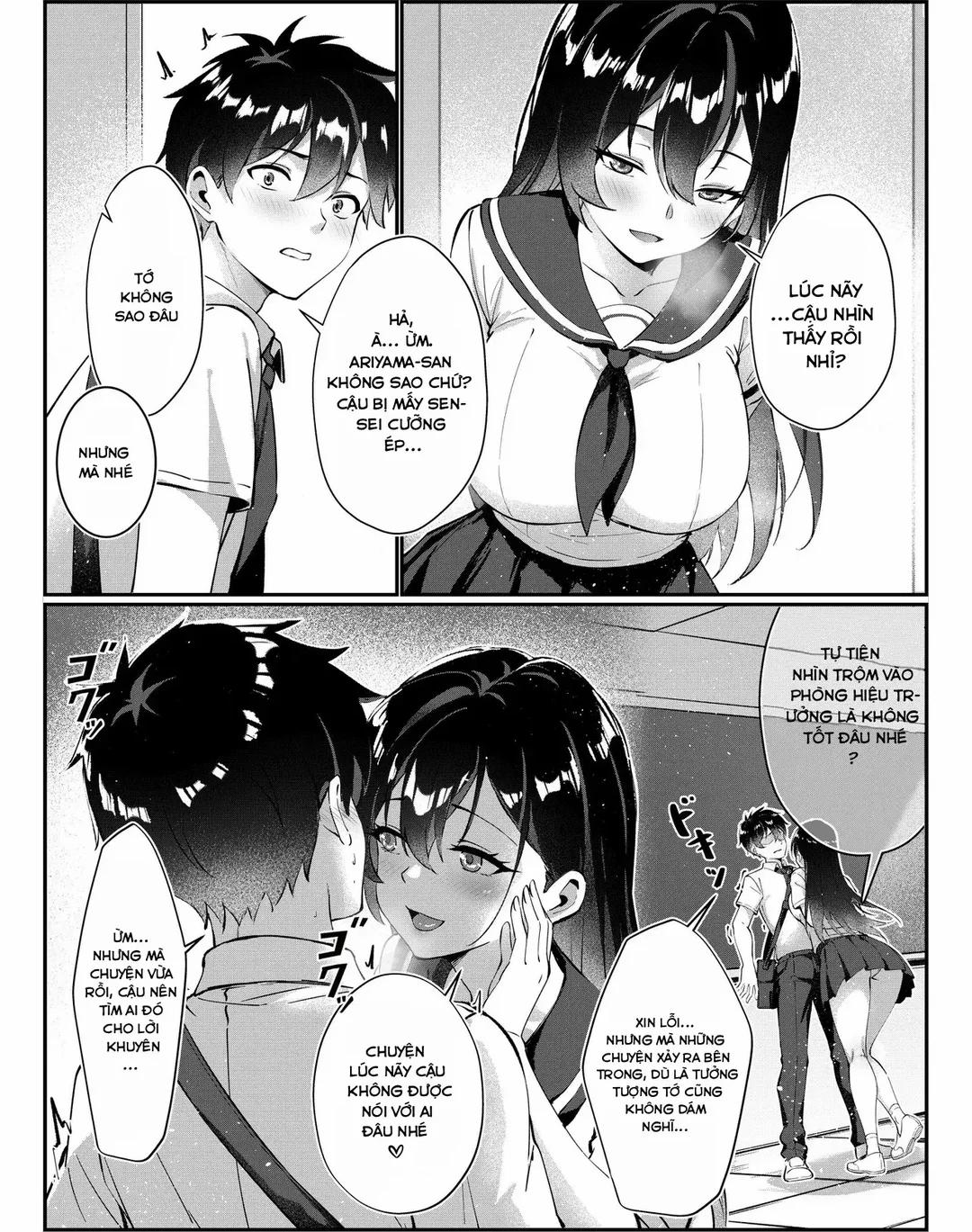 Kurokami Long no Seiso-kei Kyonyuu JK wa Jitsu wa Self-Irama Chijou datta Oneshot trang 9