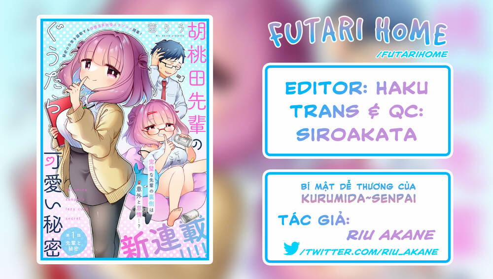 Kurumida-Senpai No Guttara Kawaii Himitsu 2 trang 1
