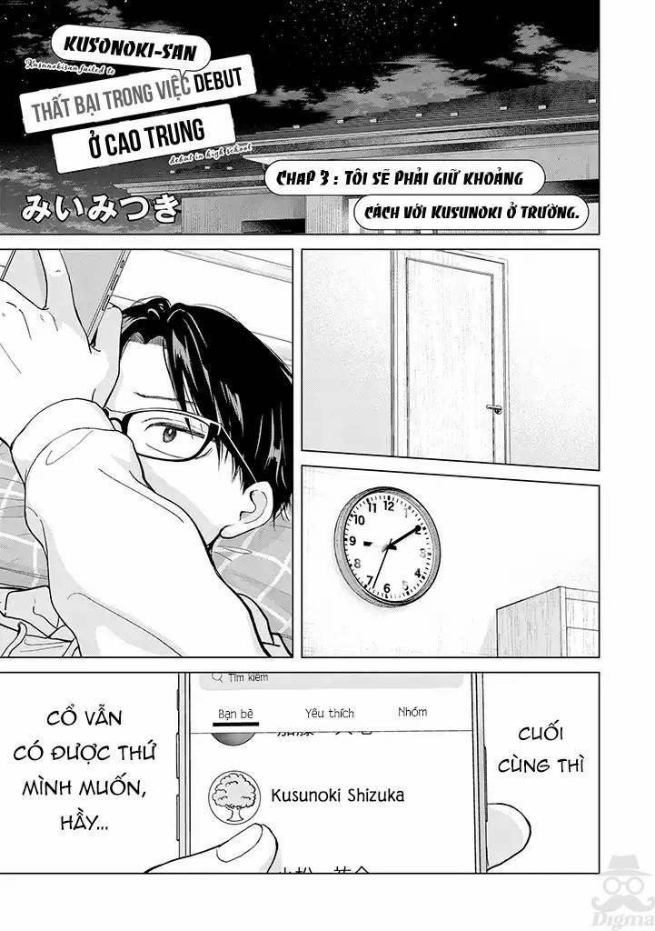 Kusunoki-San Wa Koukou Debut Ni Shippai Shite Iru 3 trang 1