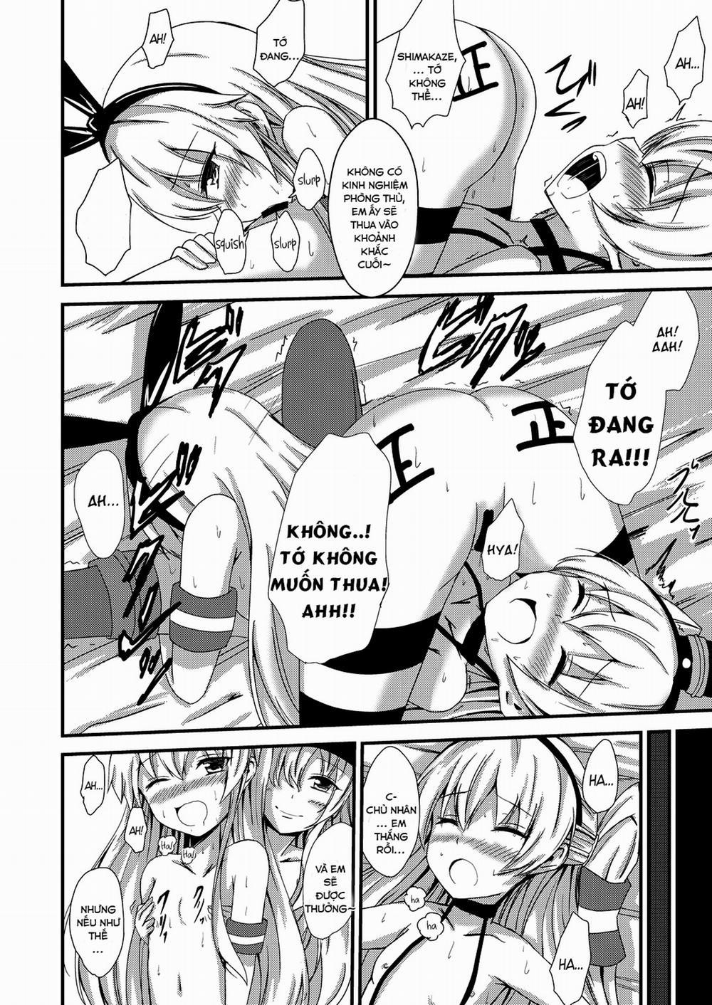 Kuubo Wo-Kyuu-chan no Shimakaze Yuri Dorei Choukyou ~3P Choukyou Hen~ (Kantai Collection) Oneshot trang 10