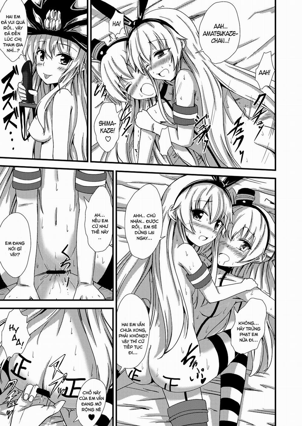 Kuubo Wo-Kyuu-chan no Shimakaze Yuri Dorei Choukyou ~3P Choukyou Hen~ (Kantai Collection) Oneshot trang 15