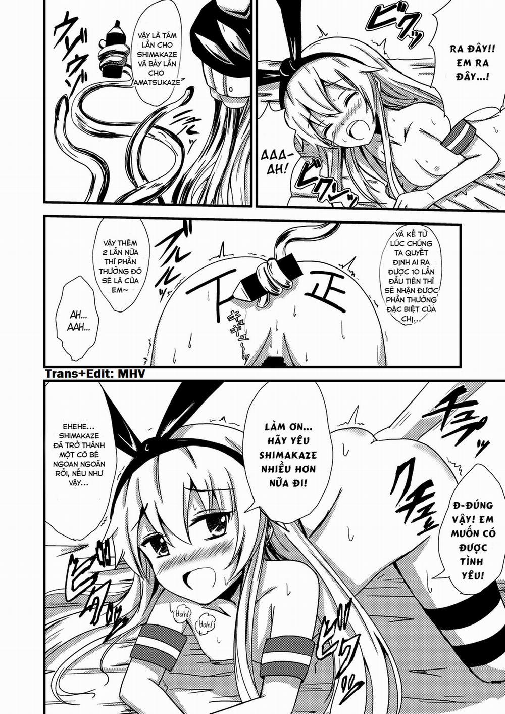 Kuubo Wo-Kyuu-chan no Shimakaze Yuri Dorei Choukyou ~3P Choukyou Hen~ (Kantai Collection) Oneshot trang 2