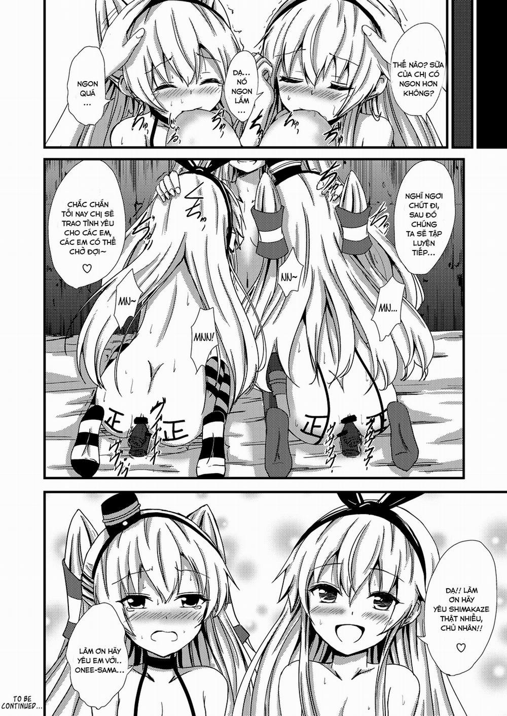Kuubo Wo-Kyuu-chan no Shimakaze Yuri Dorei Choukyou ~3P Choukyou Hen~ (Kantai Collection) Oneshot trang 20