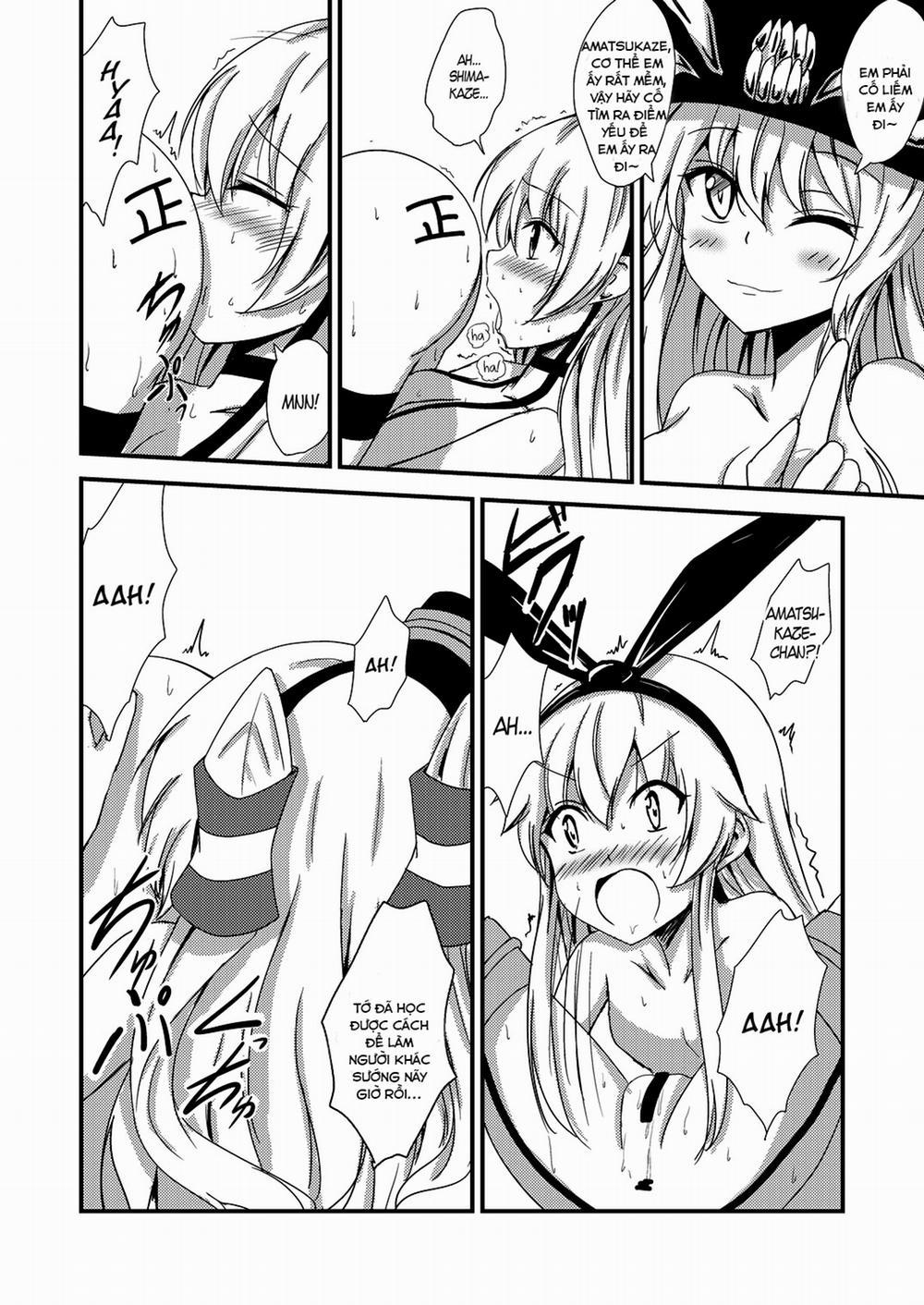 Kuubo Wo-Kyuu-chan no Shimakaze Yuri Dorei Choukyou ~3P Choukyou Hen~ (Kantai Collection) Oneshot trang 8