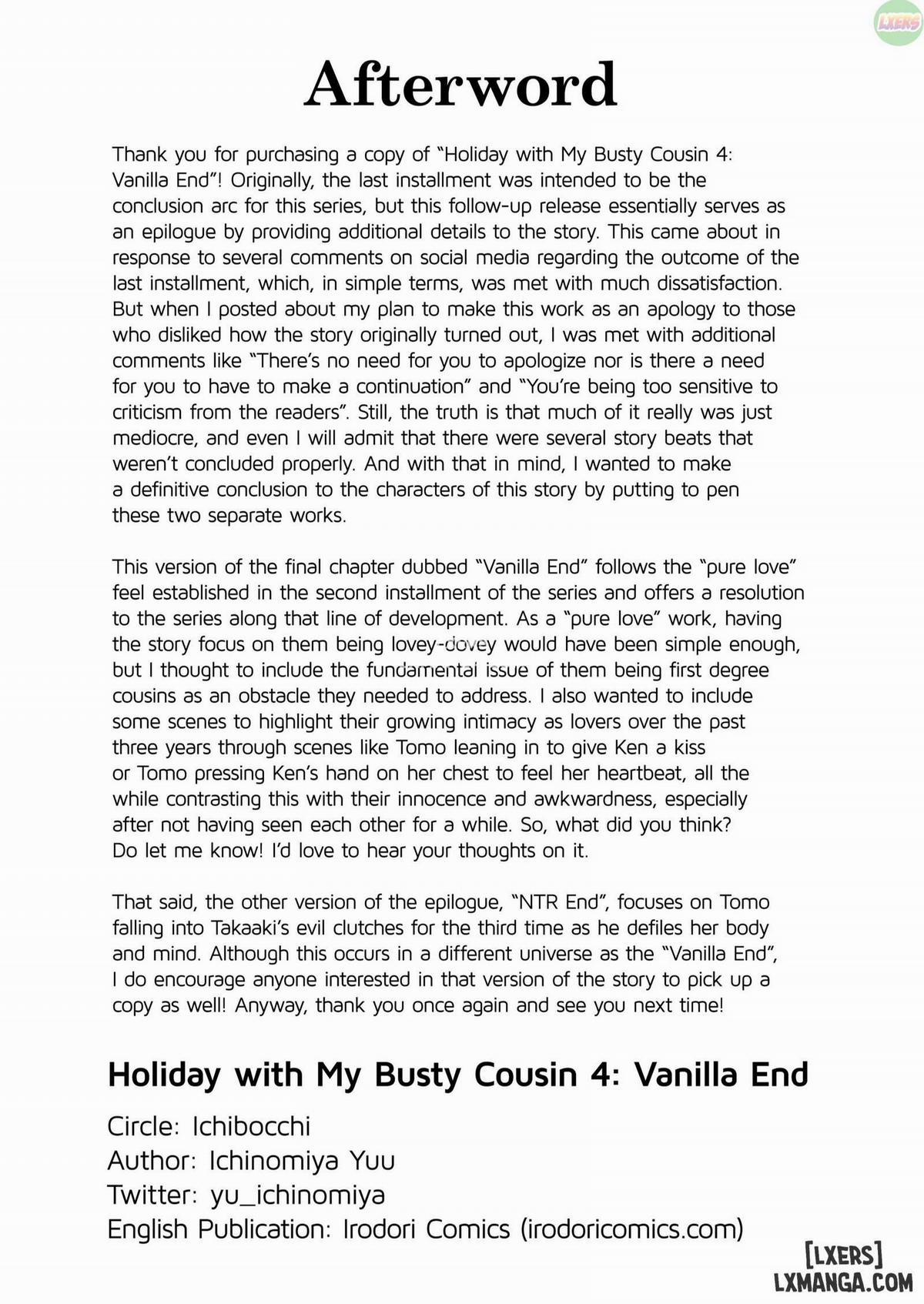 Kỳ nghỉ với anh họ ngực bự của tôi 4 trang 37