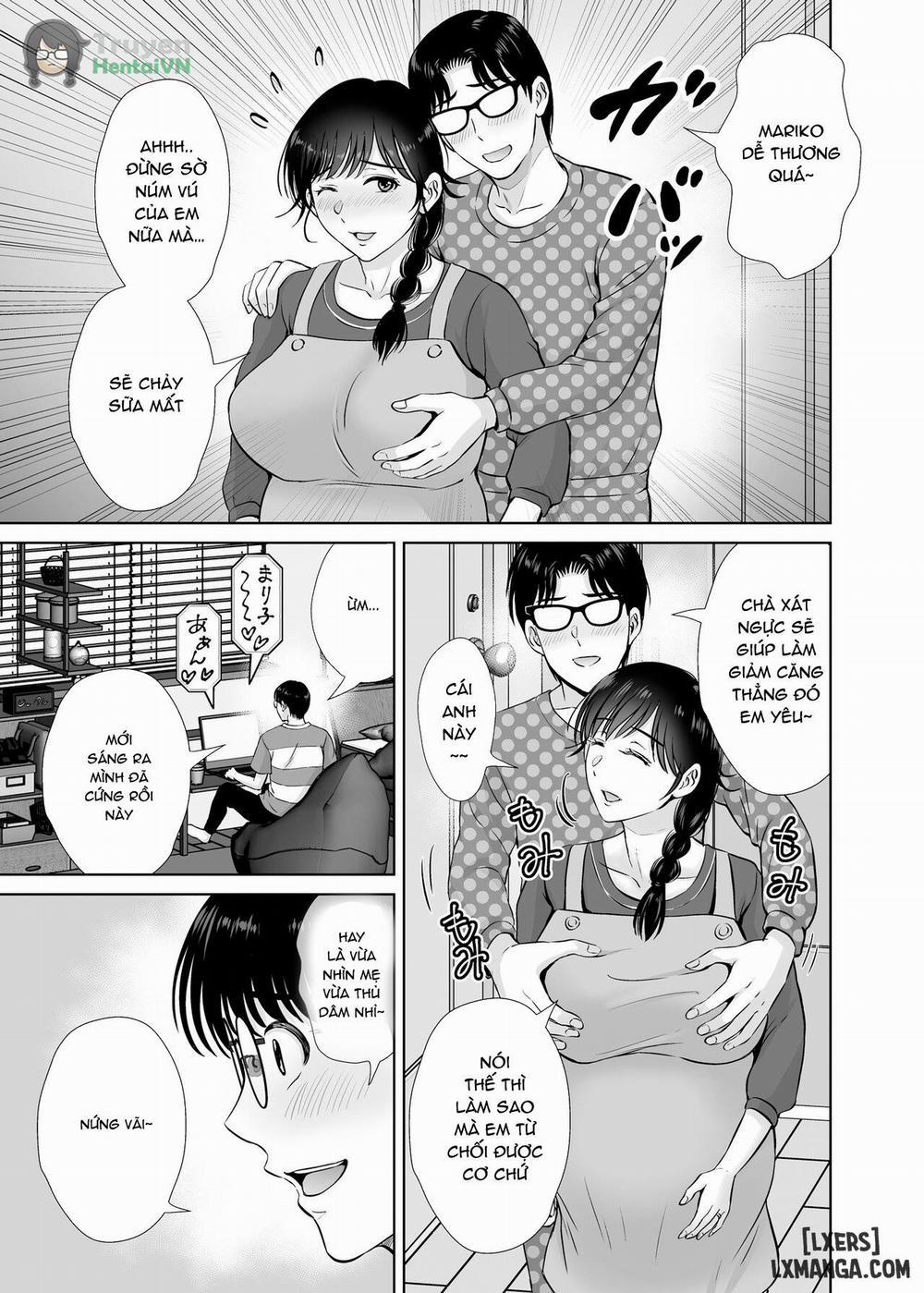 Kyonyuu Kaa-san ga Boku no Me mo Mae de 2 ~Bonyuu Mamire de Ikimakutta Hanashi~ Oneshot trang 28