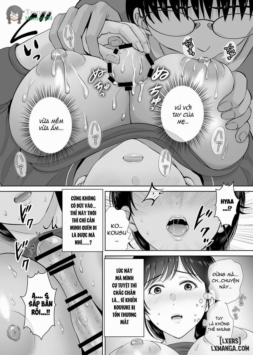 Kyonyuu Kaa-san ga Boku no Me mo Mae de 2 ~Bonyuu Mamire de Ikimakutta Hanashi~ Oneshot trang 39