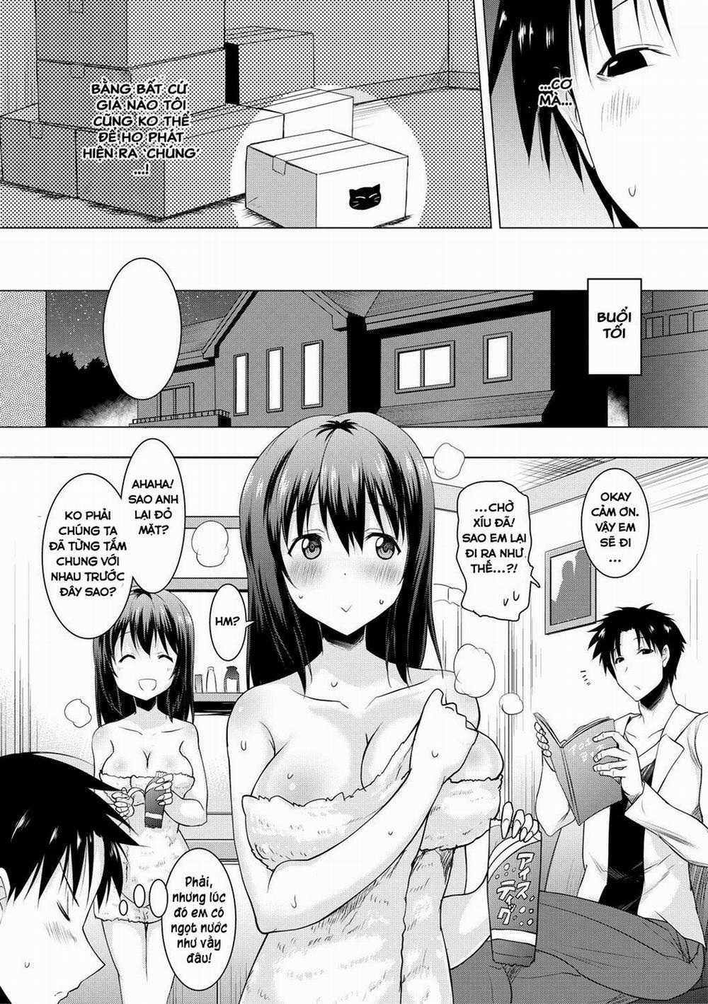 Kyonyuu Oyako no Shita to Shikyuu ni Renzoku Shasei 1 trang 5