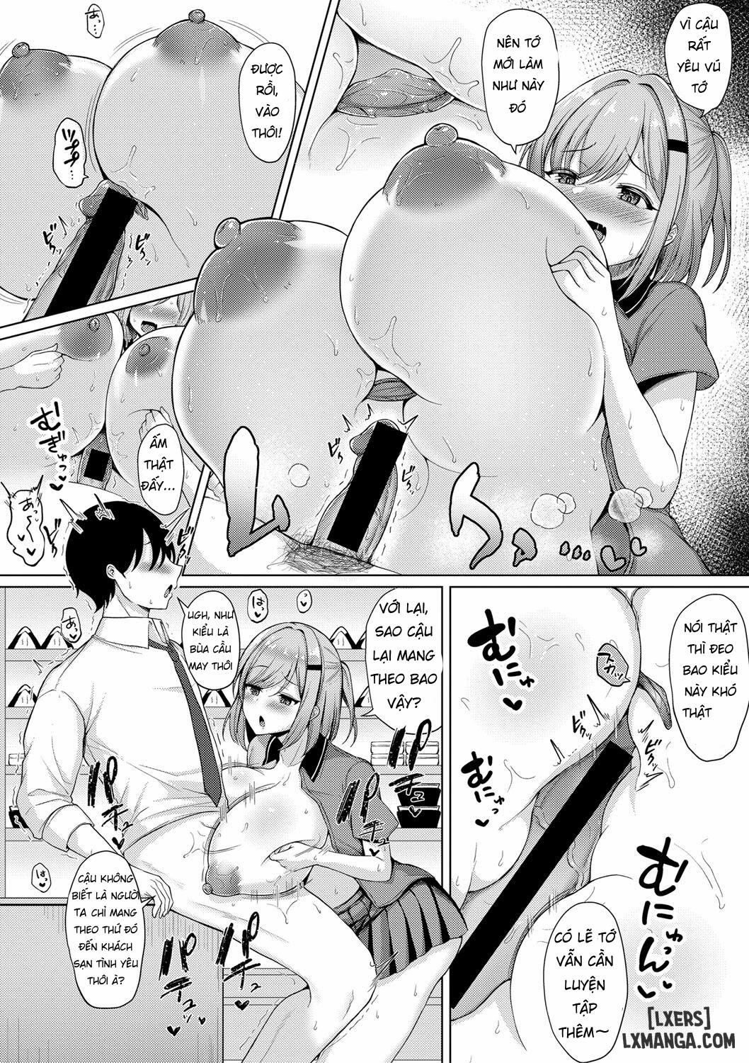 Kyonyuu Tsurego no Seiyoku ga Tsuyosugiru Hanashi (COMIC Shingeki 2021-05) Oneshot trang 12