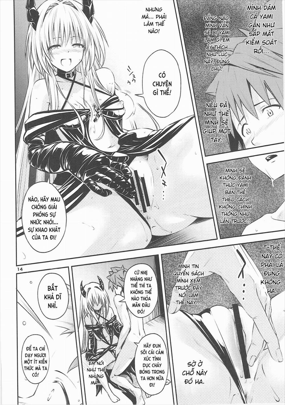 Làm chuyện phá liêm sỷ với ta đi chứ (To LOVE-ru Darkness) Oneshot trang 13