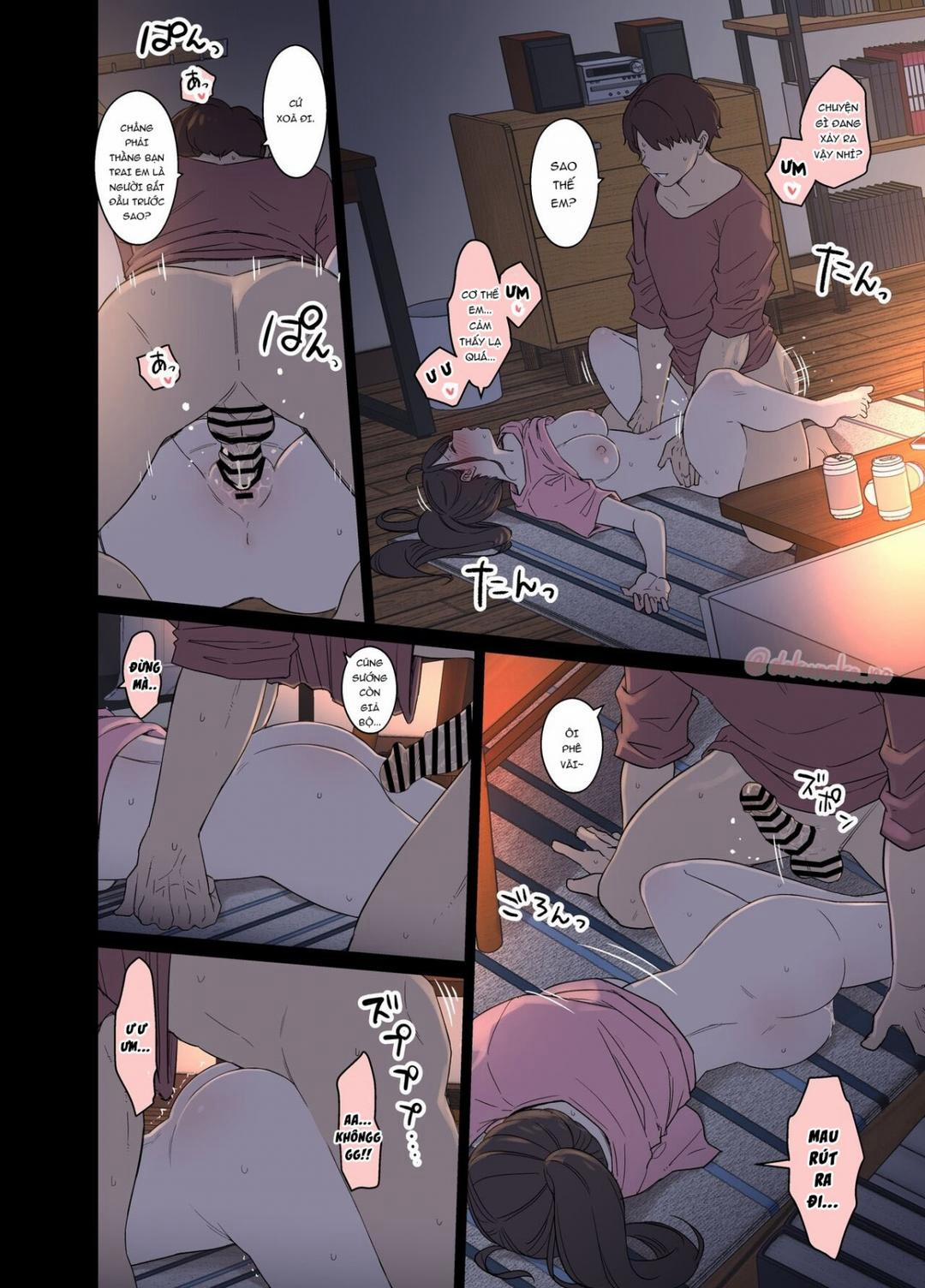 Làm điều xấu xa với cô hàng xóm say xỉn Oneshot trang 15