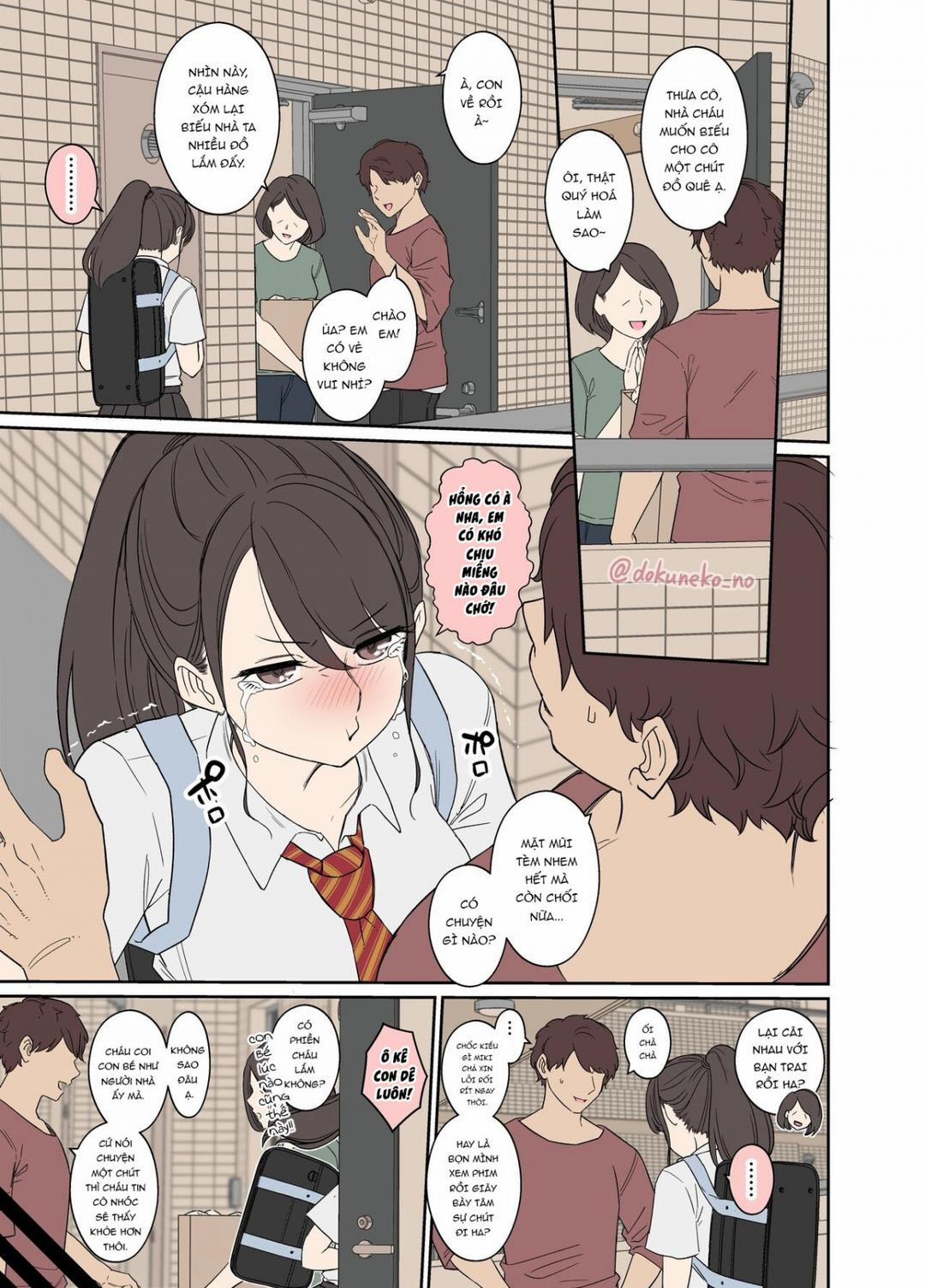 Làm điều xấu xa với cô hàng xóm say xỉn Oneshot trang 2