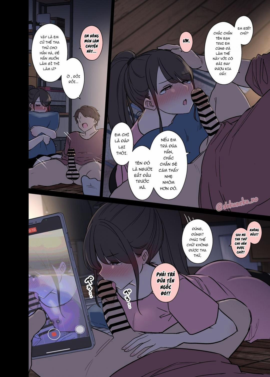 Làm điều xấu xa với cô hàng xóm say xỉn Oneshot trang 7