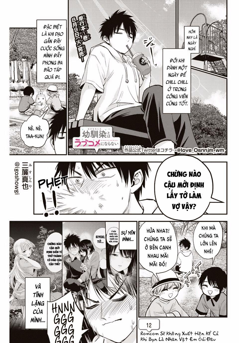 Làm Gì Có Chuyện Tình Hài Hước Giữa Bạn Thuở Nhỏ Được! 0 Romcom Sẽ Không Xảy Ra Kể Cả Khi Bạn Là Nhân Vật Em Gái Đâu trang 2